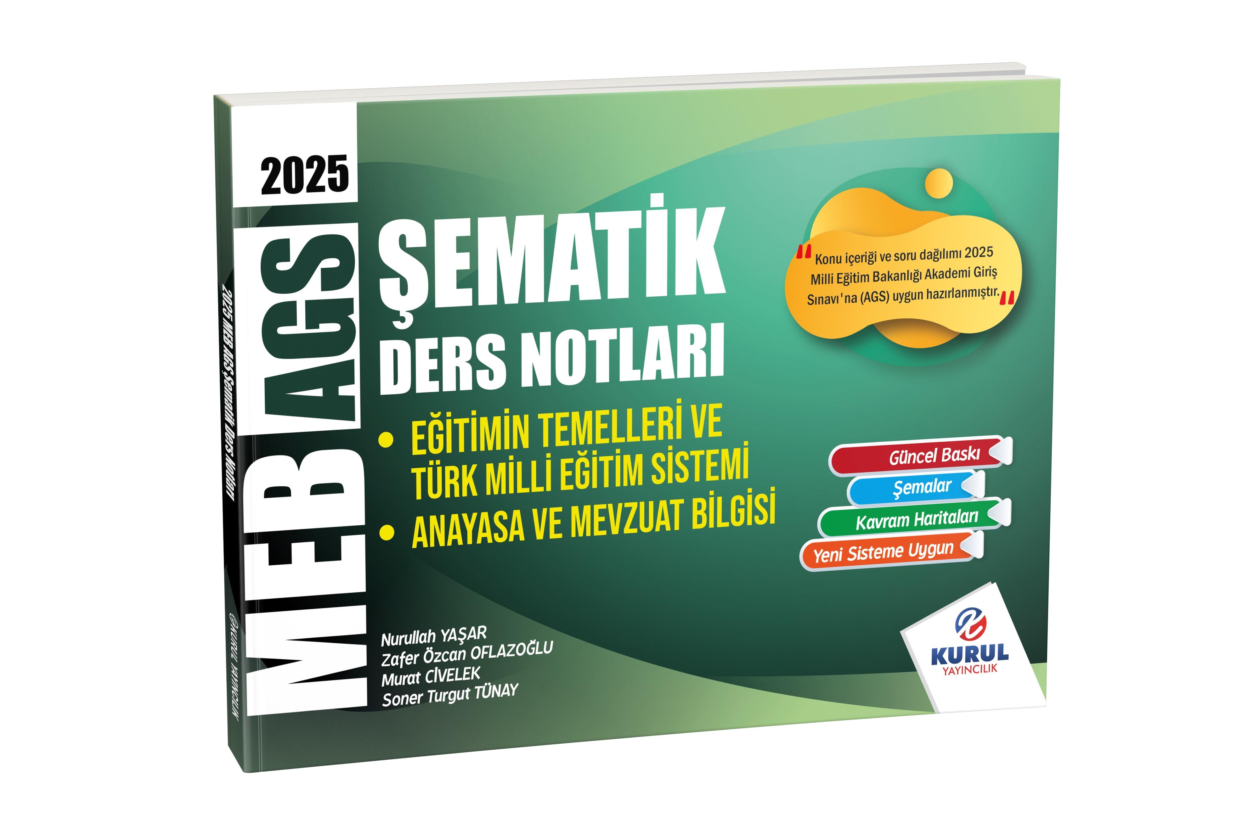 2025 MEB - AGS Eğitimin Temelleri ve Türk Milli Eğitim Sistemi ile Mevzuat Şematik Ders Notları