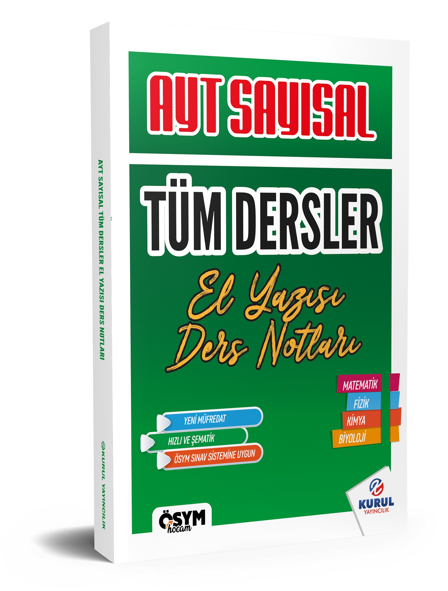 2025 Ayt Sayısal Tüm Dersler El Yazısı Ders Notları 