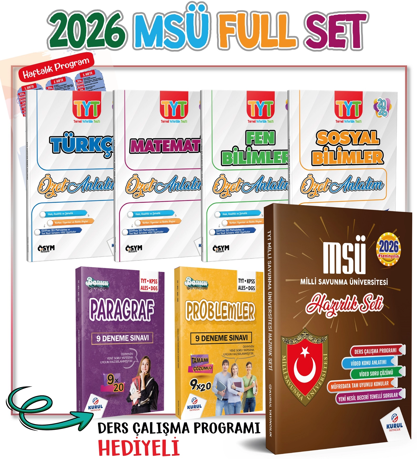 2026 Msü Hazırlık Seti Konu Anlatımlı