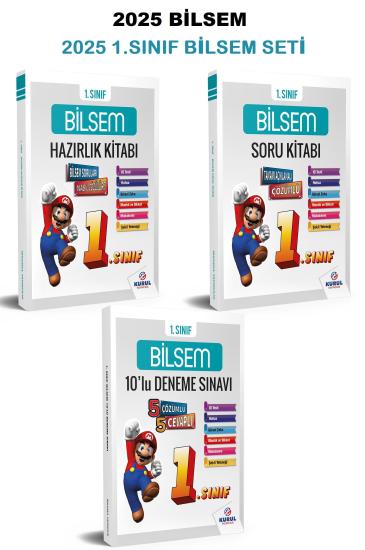 2025 1.Sınıf Bilsem Hazırlık Seti Konu Soru Deneme 3’lüSet