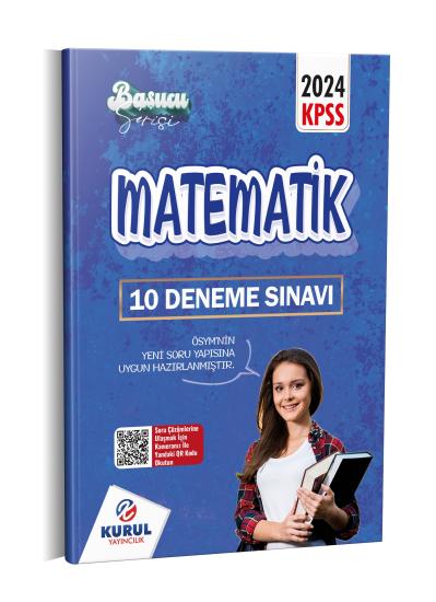 2024 KPSS Başucu Serisi Matematik Çözümlü 10 Deneme Sınavı
