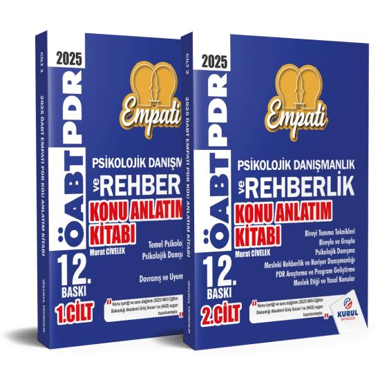 2025 ÖABT Empati PDR Konu Anlatımlı Modüler Set