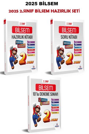 2025 2.Sınıf Bilsem Hazırlık Seti Konu Soru Deneme 3’lü Set