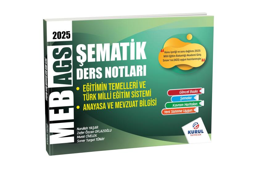 2025 MEB - AGS Eğitimin Temelleri ve Türk Milli Eğitim Sistemi ile Mevzuat Şematik Ders Notları