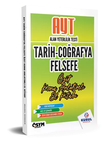 2026 AYT Tarih Coğrafya Felsefe Özet Konu Anlatımlı El Kitabı Kurul Yayıncılık