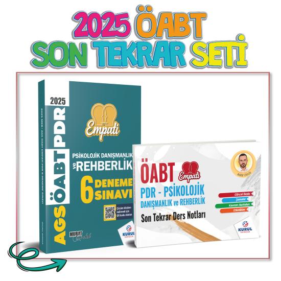2025 ÖABT Empati Psikolojik Danışmanlık ve Rehberlik Son Tekrar Seti