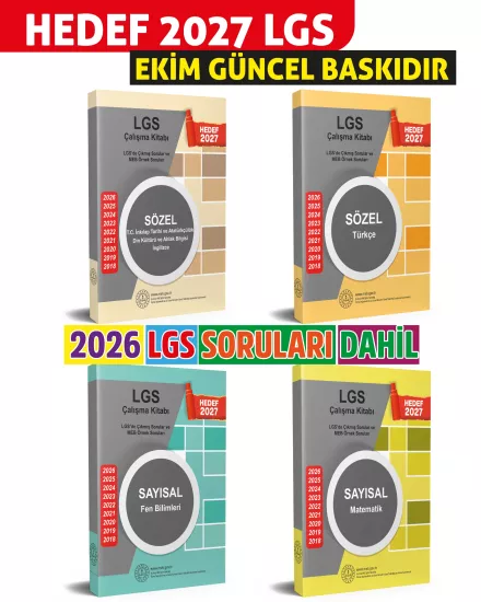 2027 MEB LGS Çıkmış Sorular ve Örnek Sorular Çalışma Seti