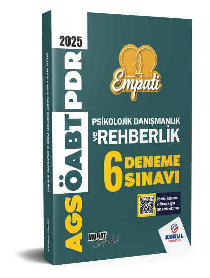 2025 MEB AGS ÖABT Empati Psikolojik Danışmanlık Ve Rehberlik Çözümlü 6 Lı Deneme Sınavı Seti