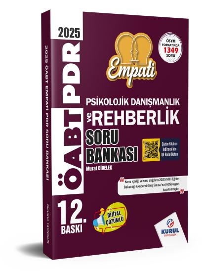 2025 ÖABT Empati Psikolojik Danışmanlık ve Rehberlik (PDR) Çözümlü Soru Bankası