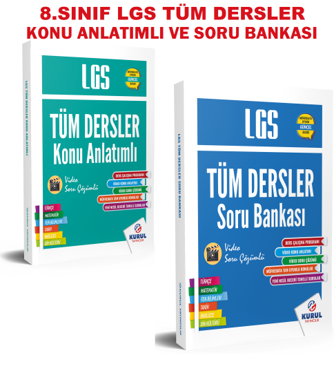 2025 8.sınıf Lgs Tüm Dersler Konu Anlatımı Ve Soru Bankası Seti 2 Kitap