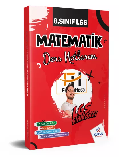 2026 8.Sınıf LGS Sihirbazı Matematik Ders Notlarım Kurul Yayıncılık