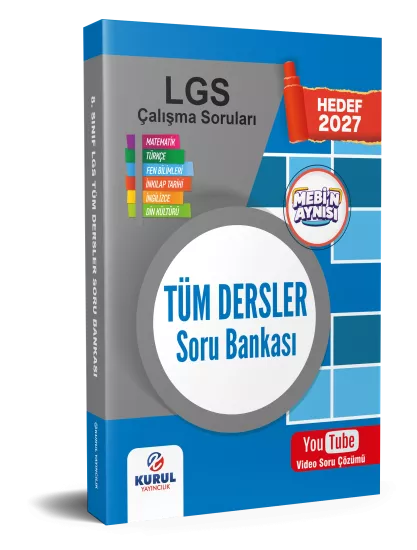 2027 LGS MEBİ’n Aynısı Tüm Dersler Soru Bankası