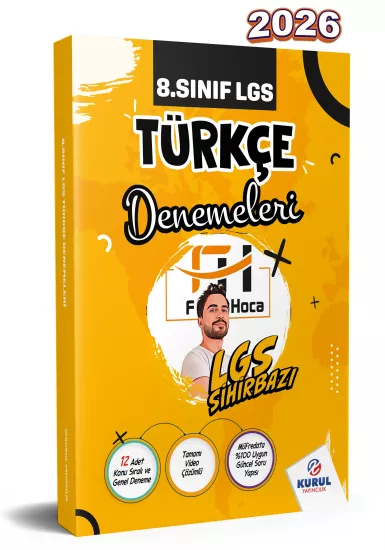 2026 8.Sınıf LGS Sihirbazı Türkçe Denemeleri Kurul Yayıncılık