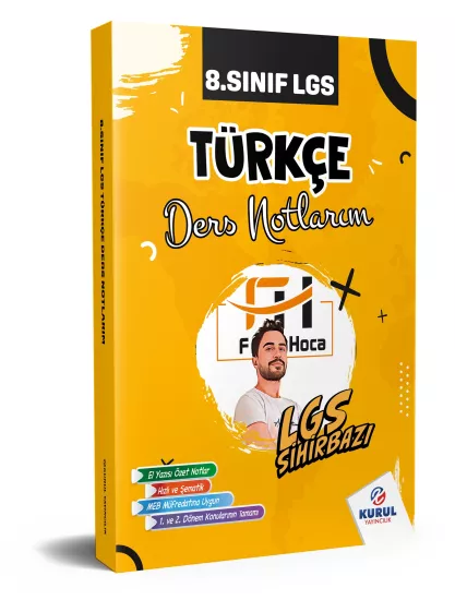 2026 8.Sınıf LGS Sihirbazı Türkçe Ders Notlarım Kurul Yayıncılık