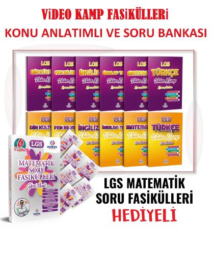 2025 8.Sınıf LGS Video Kamp Fasikülleri Konu ve Soru (18 Fasikül)