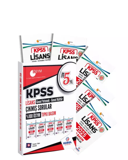 2026 KPSS Genel Yetenek Genel Kültür Çıkmış Sorular Tıpkı Basım Son 5 Yıl Çözümlü Kurul Yayıncılık