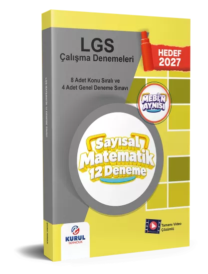 2027 LGS MEBİ’n Aynısı Sayısal Matematik Denemeleri