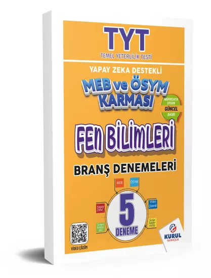 TYT MEB ve ÖSYM Karması Fen Bilimleri 5 Deneme