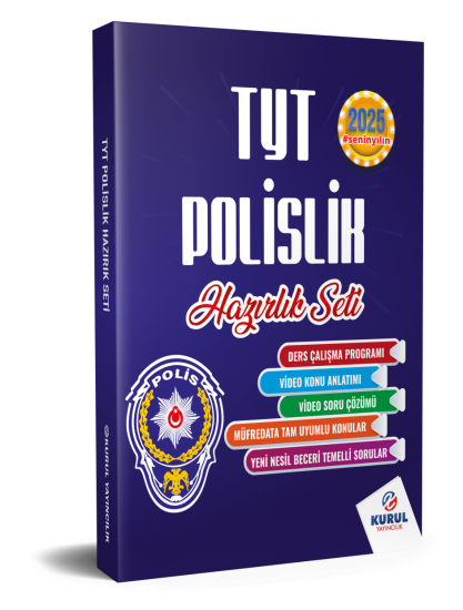 2025 TYT Polislik (PMYO) Konu Anlatımlı Hazırlık Seti