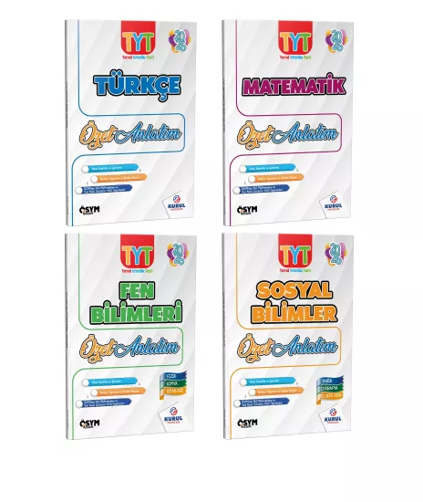 2026 TYT Konu Anlatımlı Ders Notları Seti
