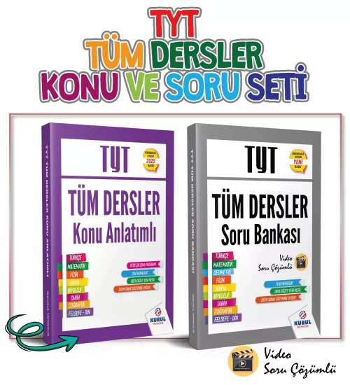 2026 Tyt Tüm Dersler Konu Anlatımlı Ve Soru Bankası Seti Bir 2 Kitap