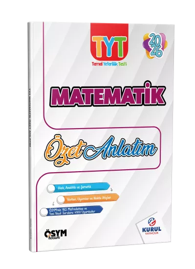 2026 YKS TYT Matematik Özet Anlatımlı Ders Notları