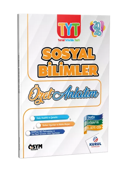 2026 YKS TYT Sosyal Bilimler Özet Anlatımlı Ders Notları