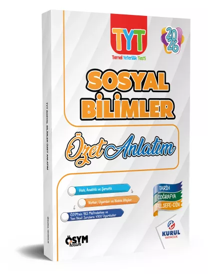 ÖSYM Hocam TYT Sosyal Bilimler Özet Anlatım
