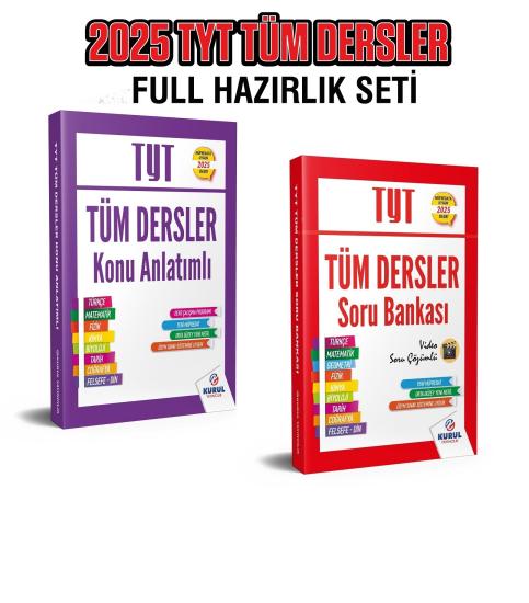 2025 Tyt Tüm Dersler Konu Anlatımlı Ve Soru Bankası Seti Bir 2 Kitap