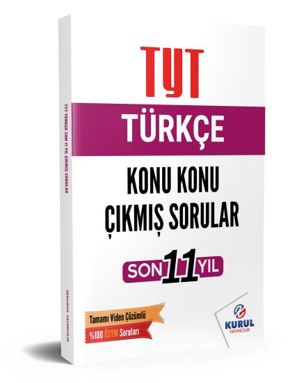 2025 TYT Türkçe Son 11 Yıl Konu Konu Çıkmış Sorular ve Video Çözümleri