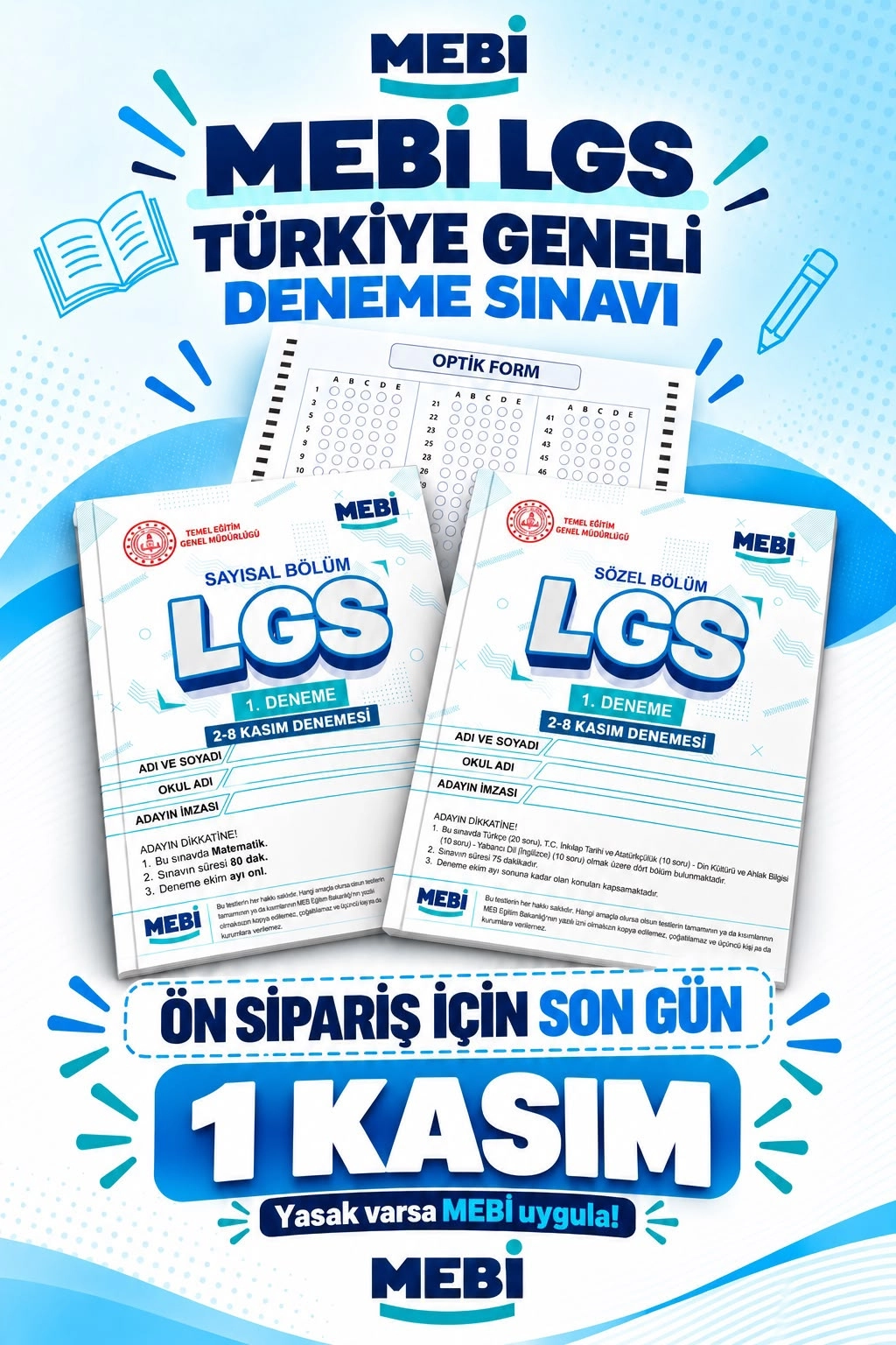 MEBİ LGS TÜRKİYE GENELİ DENEME 0001
